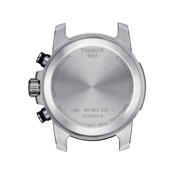 Orologio al Quarzo Tissot da Uomo con Cassa in acciaio 316 L con trattamento Pvd oro Quadrante Nero T1256172105100 dettaglio 2