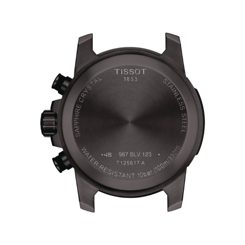 Orologio al Quarzo Tissot da Uomo con Cassa in acciaio 316 L con trattamento PVD nero Quadrante Nero T1256173605101 dettaglio 2