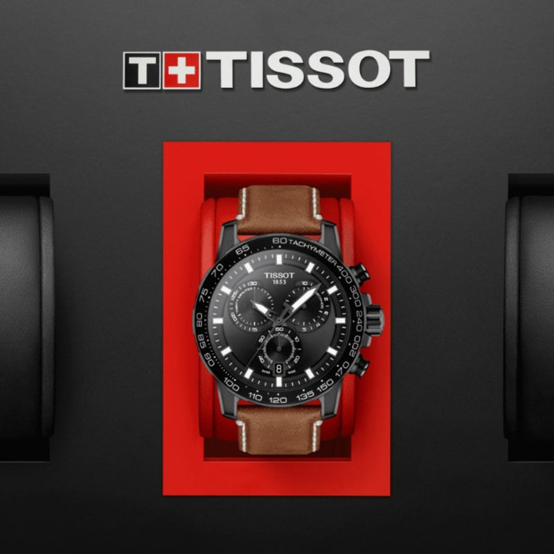 Orologio al Quarzo Tissot da Uomo con Cassa in acciaio 316 L con trattamento PVD nero Quadrante Nero T1256173605101 dettaglio 5