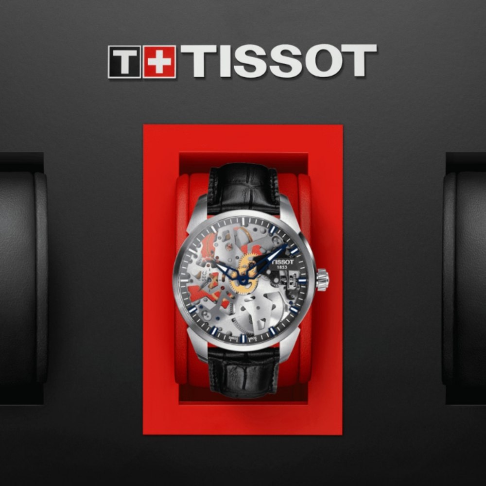 Orologio Uomo Tissot T Complication Squelette Mechanical T0704051641100 ALFYO