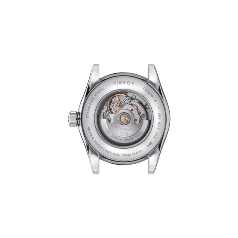 Orologio Automatico Tissot da Donna con Cassa in acciaio 316 L con lunetta in oro rosa 18 carati Quadrante Crema T9300074126600 dettaglio 2