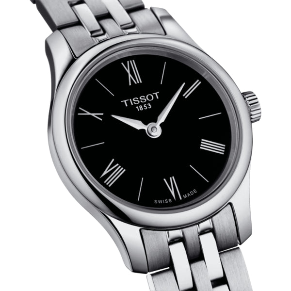 Orologio al Quarzo Tissot da Donna con Cassa in acciaio 316 L Quadrante Nero T0630091105800 dettaglio 2