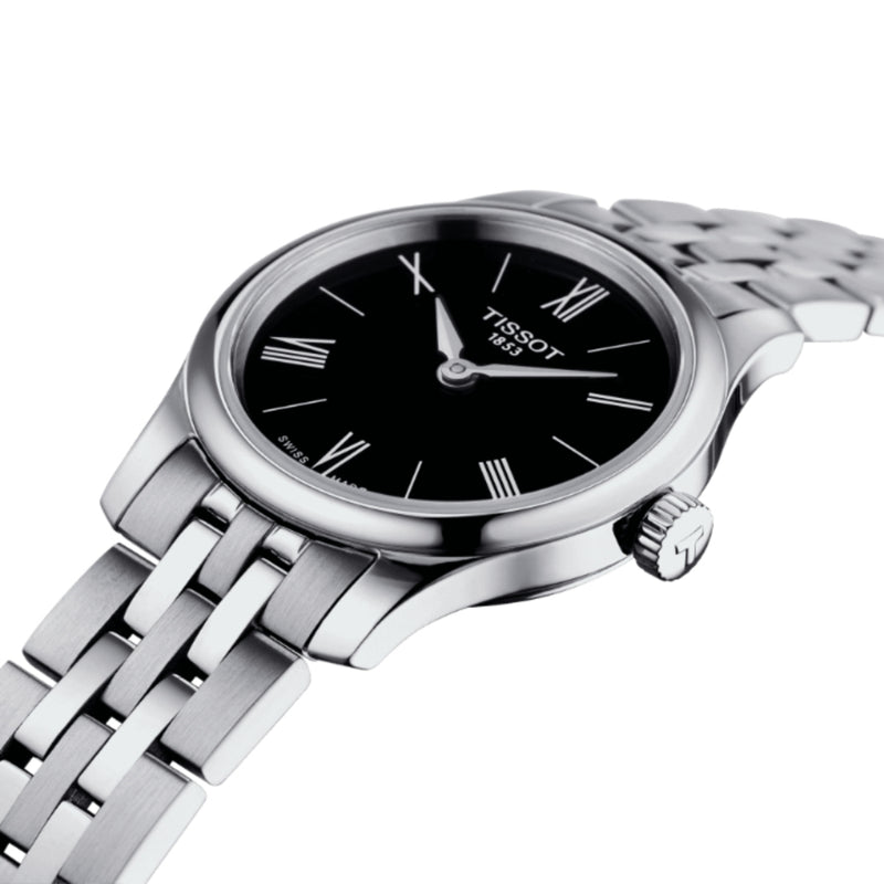 Orologio al Quarzo Tissot da Donna con Cassa in acciaio 316 L Quadrante Nero T0630091105800 dettaglio 3