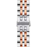 Orologio al Quarzo Tissot da Donna con Cassa in acciaio 316 L con trattamento Pvd oro rosa Quadrante Bianco T0632102203701 dettaglio 3