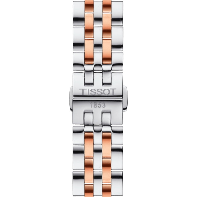 Orologio al Quarzo Tissot da Donna con Cassa in acciaio 316 L con trattamento Pvd oro rosa Quadrante Bianco T0632102203701 dettaglio 3