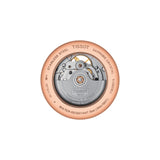 Orologio Automatico Tissot da Uomo con Cassa in acciaio 316 L con trattamento Pvd oro rosa Quadrante Argento T0639073603800 dettaglio 2