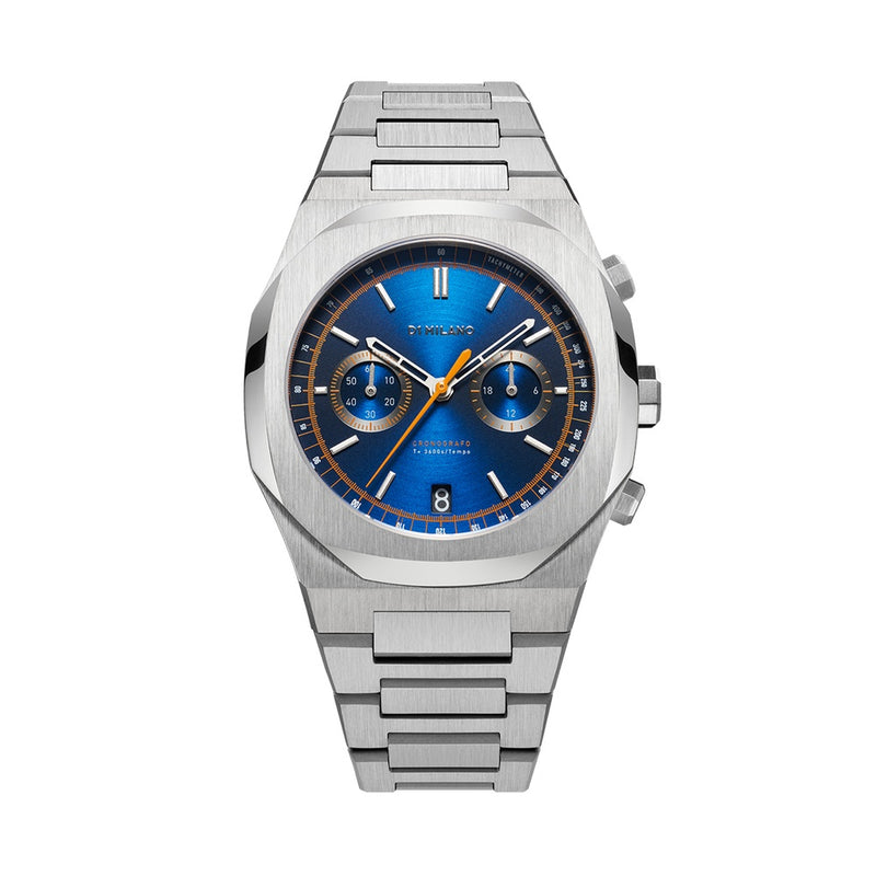 D1 MILANO Orologio al Quarzo Panda da Uomo Analogico Quarzo con cinturino in Acciaio CHBJ05 D1 MILANO Orologio al Quarzo Panda da Uomo Analogico Quarzo con cinturino in Acciaio CHBJ05