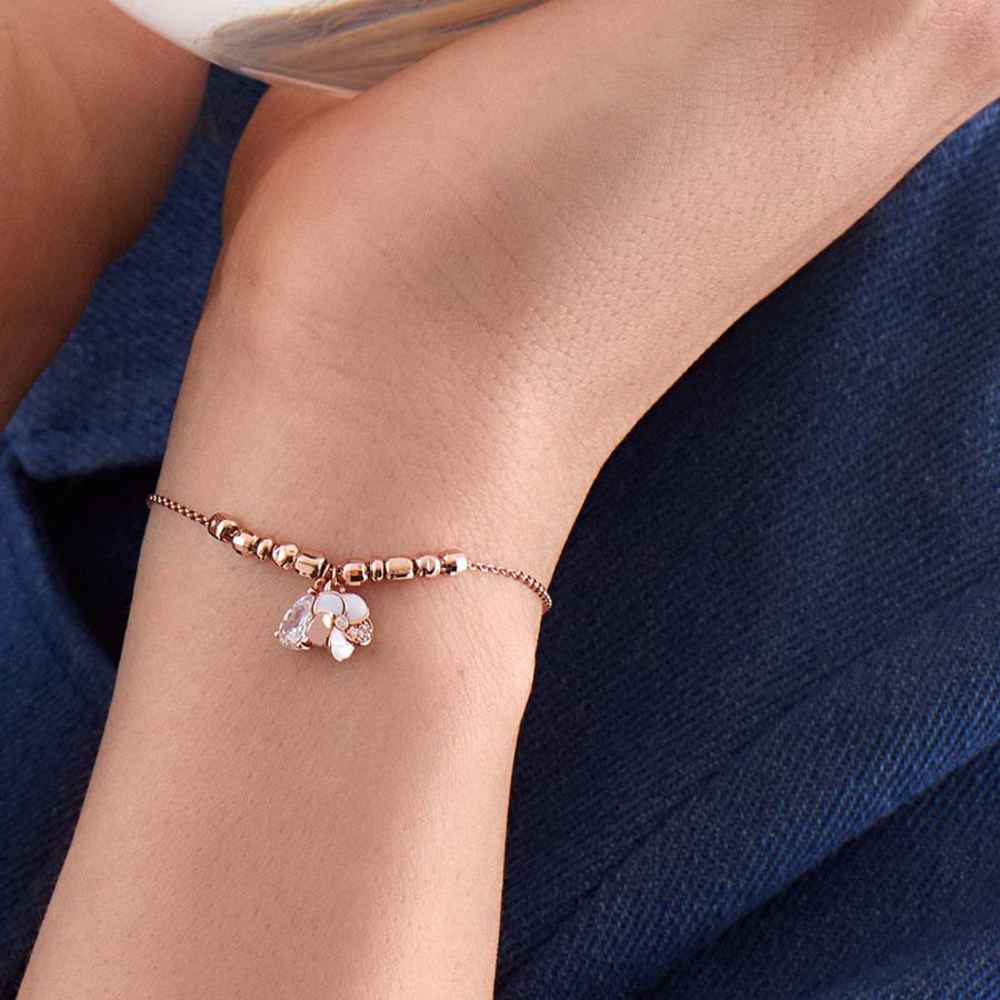 Bracciale Rigido Rosato Storie RZB024