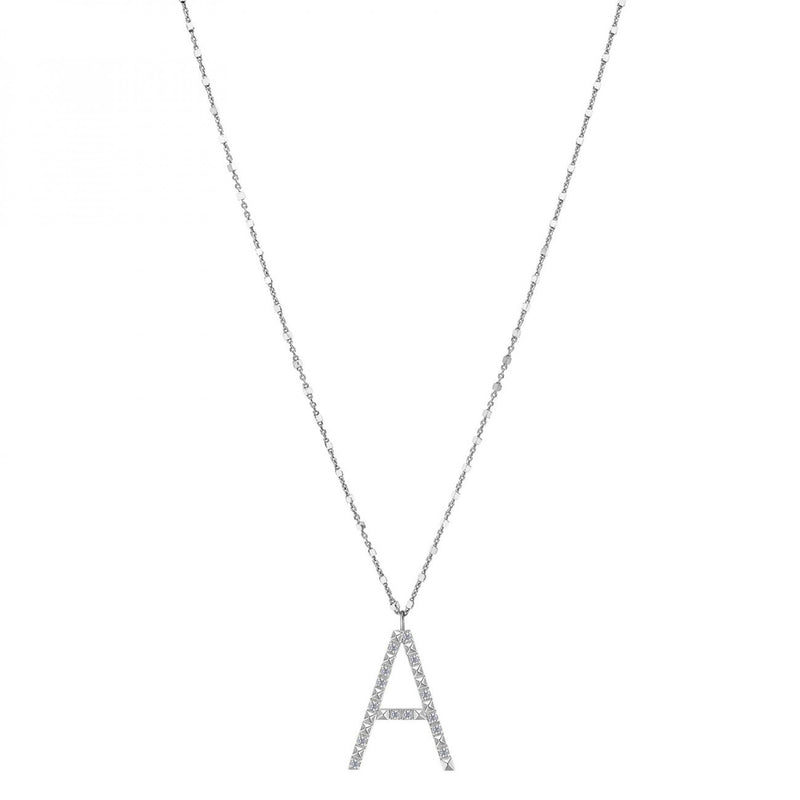 Aroncent Orecchini Iniziale Con Zircone - Lettera A-Z In Argento 925 Oro Rosa - Gioielli Donna In Scatola Regalo