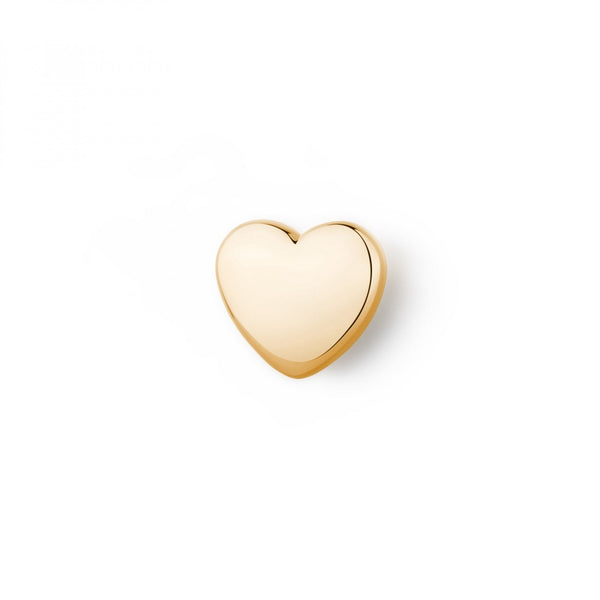 Mono orecchino donna Rosato in oro giallo 9 kt a forma di cuore RGAO008