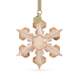 Swarovski decorazione fiocco di neve con cristalli dorati sfaccettati 5634888