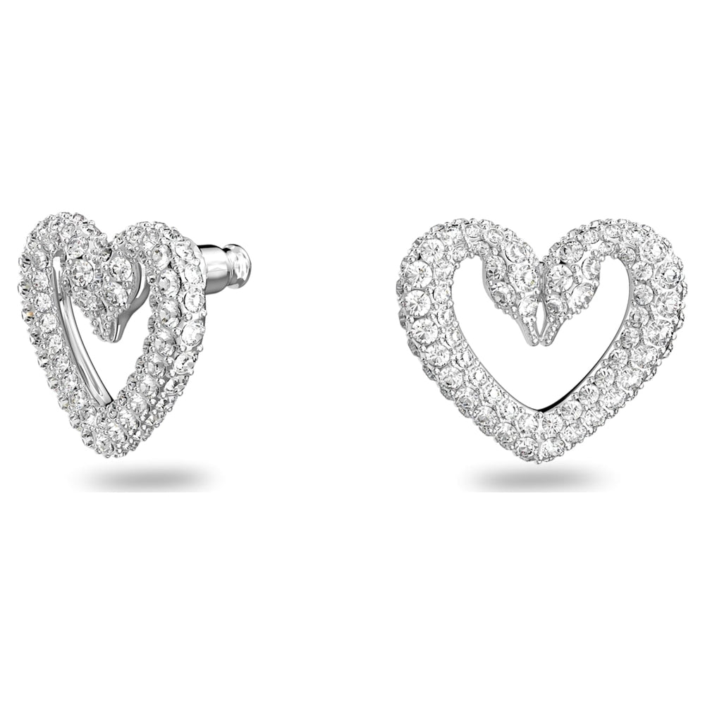 Orecchini a perno in argento Sterling 925 con cristalli di