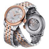Orologio Automatico Tissot da Donna con Cassa in acciaio 316 L con trattamento Pvd oro rosa Quadrante Argento T0062072203600 dettaglio 4