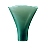 vaso venini battuti edizione numerata color verde rio in vetro soffiato di Murano 516.13