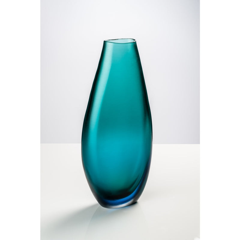 Vaso VENINI in Vetro di Murano Azzurro 722.04 CB