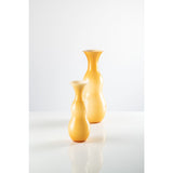 VENINI Vaso Pigmenti Giallo Ambra in Vetro Soffiato di Murano 516.86 Variante1