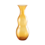 VENINI Vaso Pigmenti Satin Giallo Ambra in Vetro Soffiato di Murano 516.86