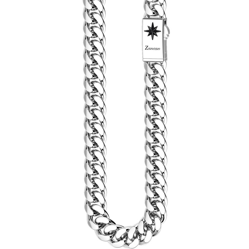 Collana cubana d Mossante unsex da 10 MM, catena cubana d Collana cubana d Mossante unsex da 10 MM, catena cubana d