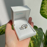 ALFYO Anello Eternity con Diamanti myO Packaging