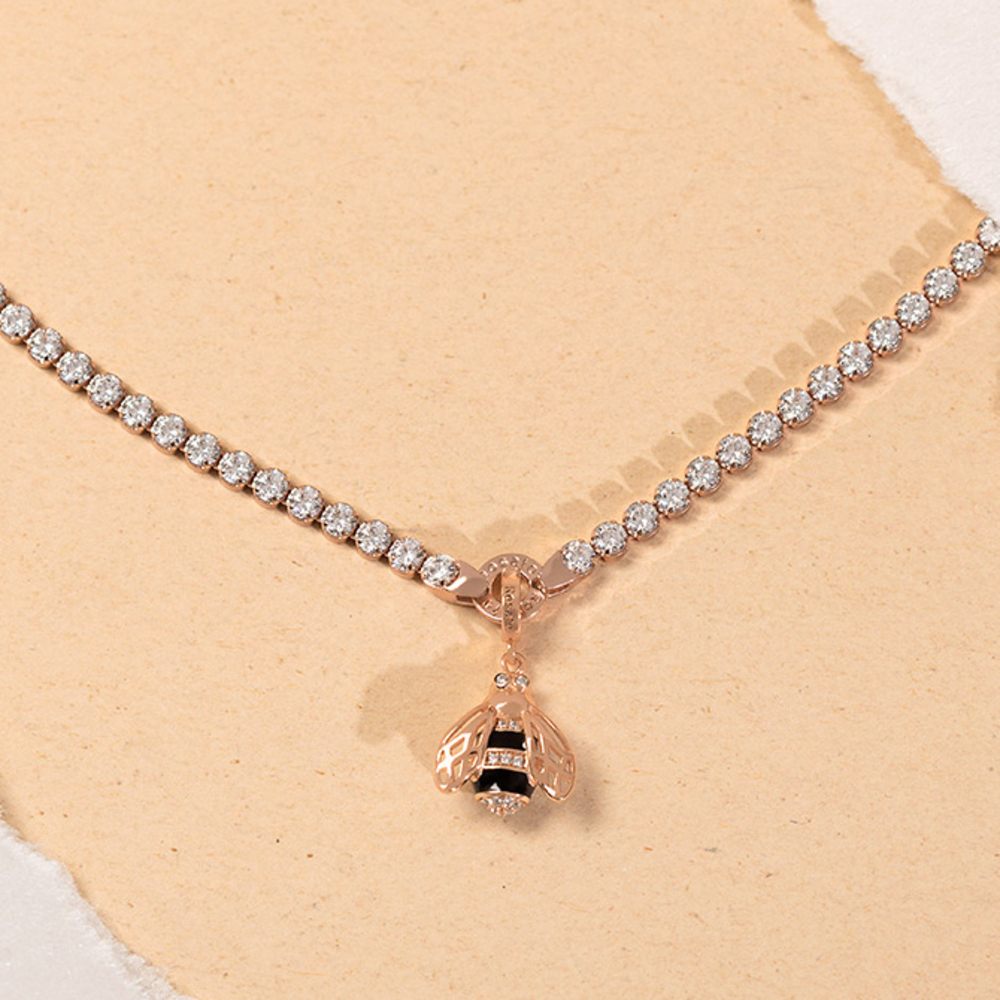 Collana Rosato in argento 925 Storie RZC006 Collana Rosato in argento 925 Storie RZC006
