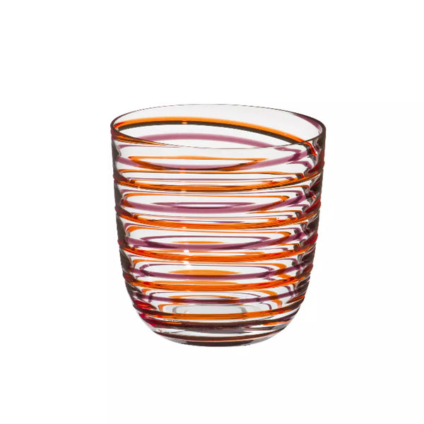 Bicchiere Carlo Moretti I Diversi Rosso e Arancione 202.49