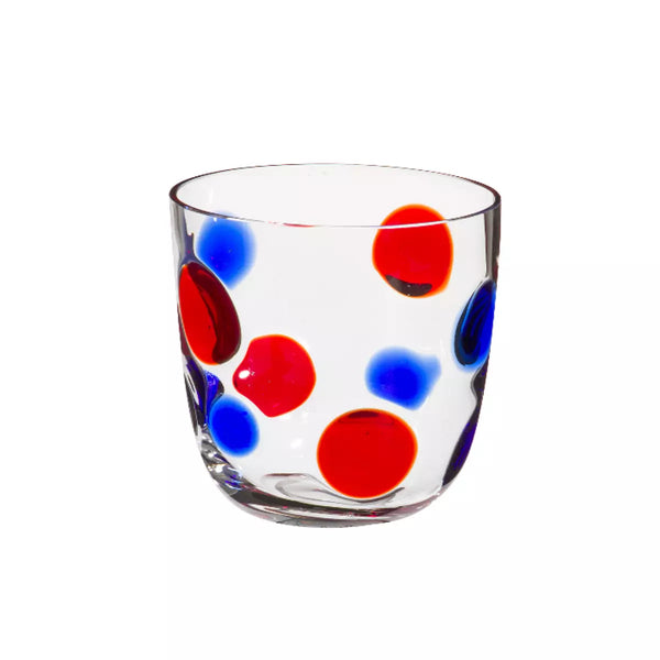 Bicchiere Carlo Moretti I Diversi Rosso e Blu 202.45