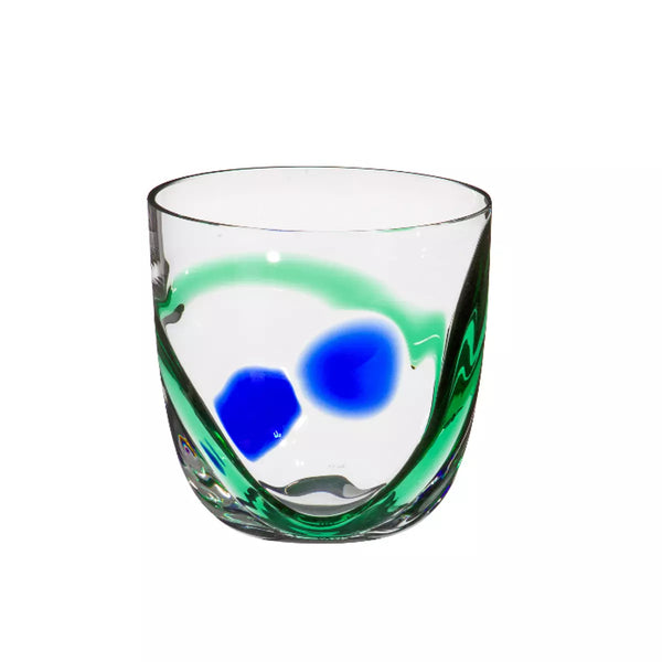 Bicchiere Carlo Moretti I Diversi Verde e Blu 202.51