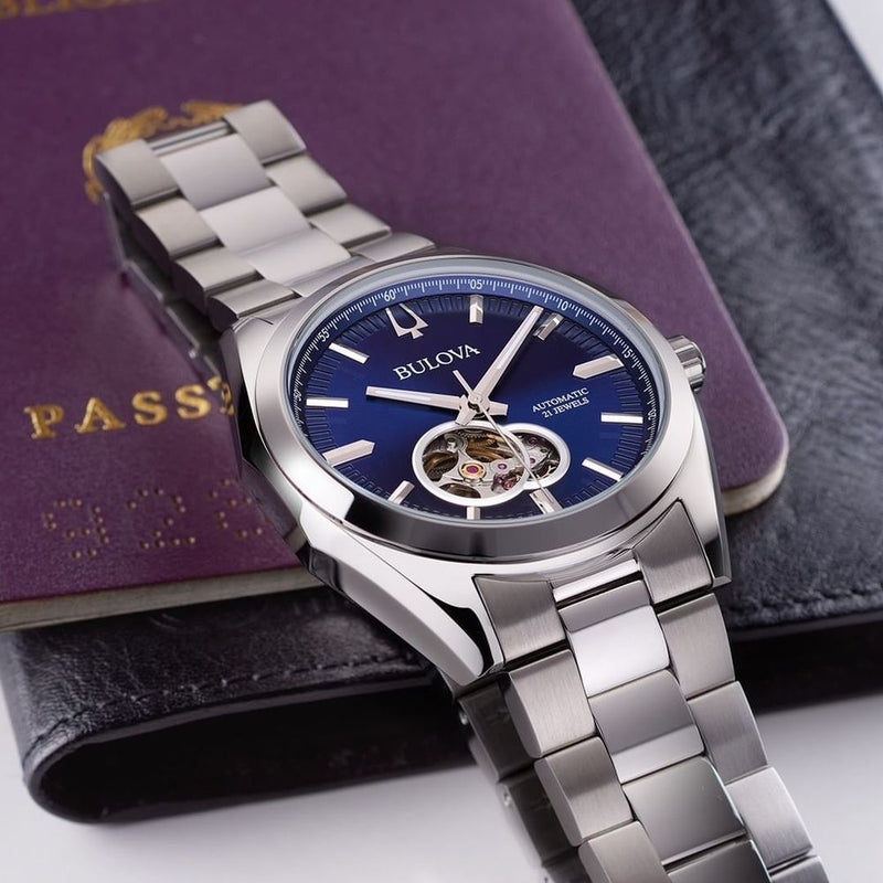 Bulova 97A124 Reloj analógico de cuarzo marrón con pantalla analógica Bulova 97A124 Reloj analógico de cuarzo marrón con pantalla analógica