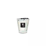 Candela BAOBAB Pearls Sapphire Azzurra e Bianco Solare e acquatica con note di Mirto - Fior di sale - Gelsomino 16cm