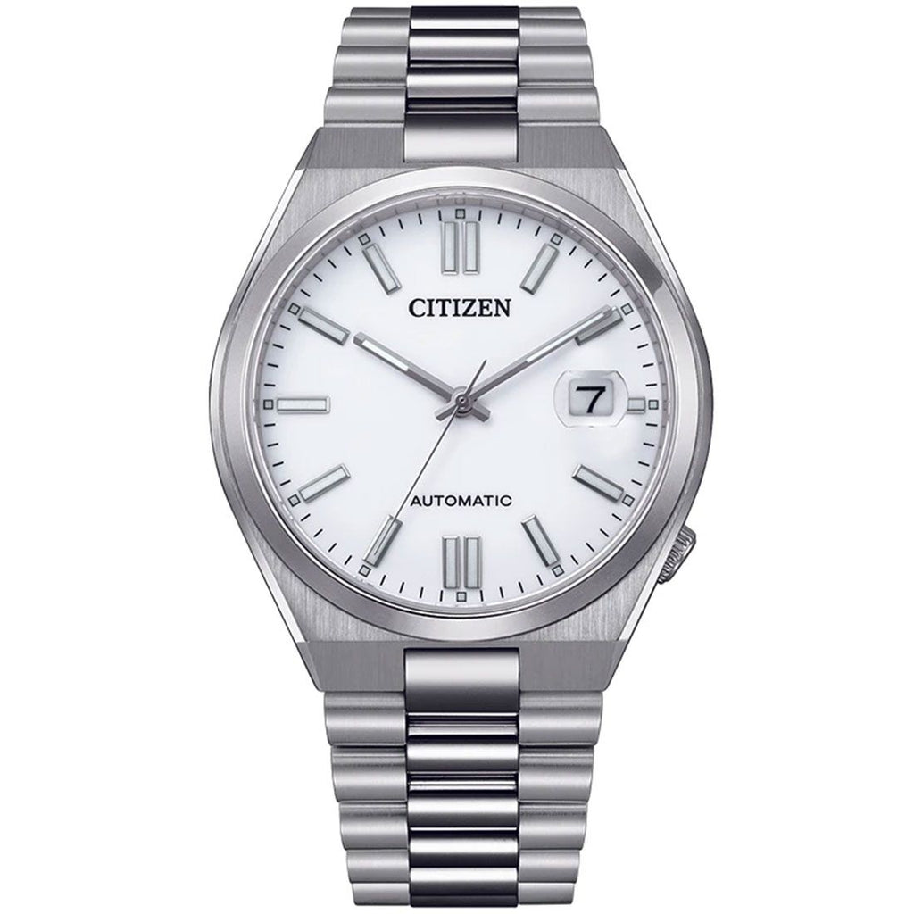Orologio da uomo Citizen classico quadrante argento in acciaio inossidabile al quarzo BK3830-51A Orologio da uomo Citizen classico quadrante argento in acciaio inossidabile al quarzo BK3830-51A