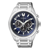 CITIZEN Orologio al Quarzo Uomo con Cassa Rotonda Quadrante Blu e Cinturino in Super Titanio CA4010-58L Variante1