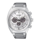 CITIZEN Orologio al Quarzo Uomo con Cassa Rotonda Quadrante Argento e Cinturino in Acciaio CA4280-53A Variante1