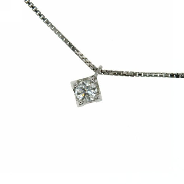 Collana Donna Punto Luce in Oro Bianco con Diamante MIRCO VISCONTI BN1/5