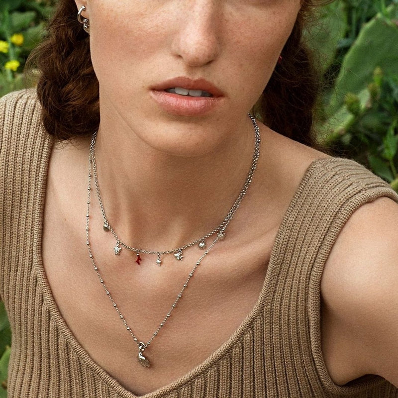Orphelia – Collana da Donna con Ciondolo in Argento 925 rodiato Orphelia – Collana da Donna con Ciondolo in Argento 925 rodiato