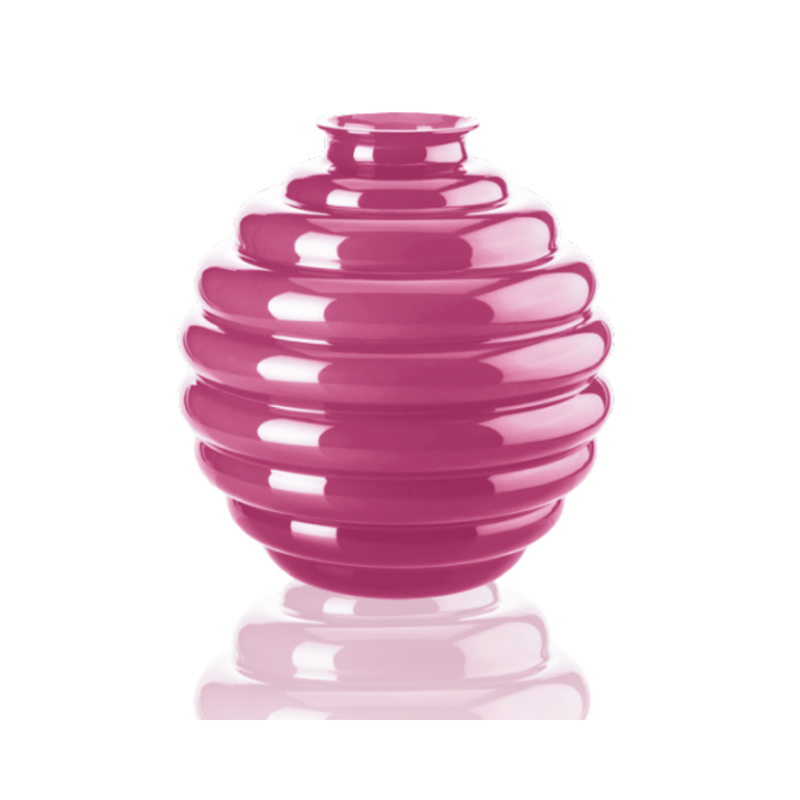 Vaso VENINI Deco Medio Color Magenta in Vetro Soffiato di Murano 707.07