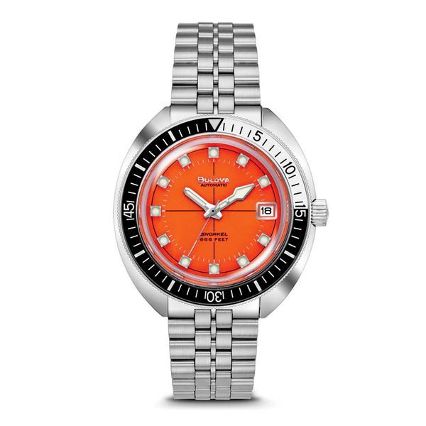 BULOVA Uomo Oceanographer Devil Diver Arancione 98C131