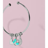 ROSATO Bracciale semirigido personalizzabile in argento e zirconi RZB038 Ambientato