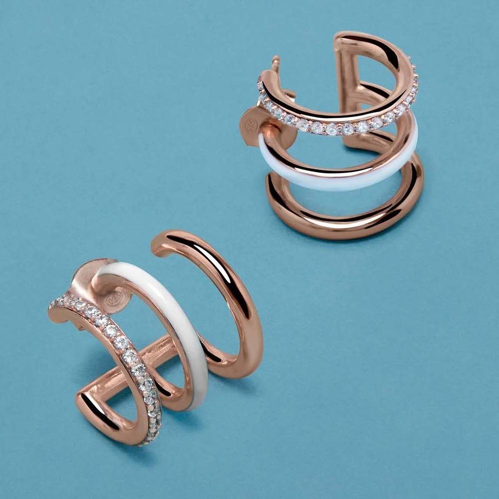 Orecchini Bambina GioiaPura Gattino Con Occhiali, Argento Rodiato