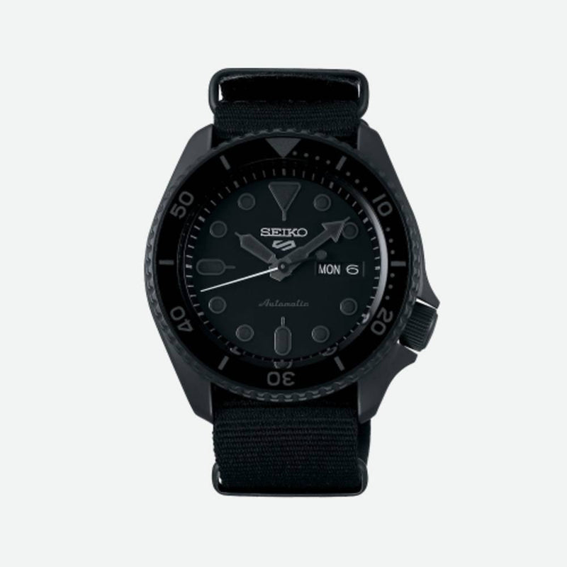 SEIKO 5 Sports Street Total Black SRPD79K1