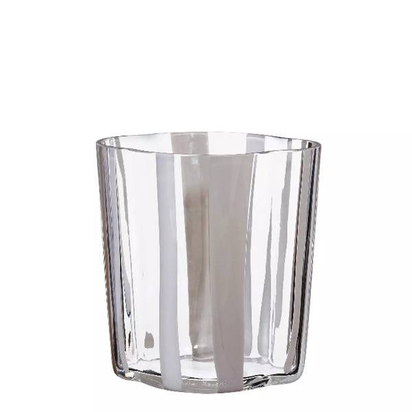 Vaso Carlo Moretti I Piccoli Bianco e Grigio Ed. Limitata 21x14cm