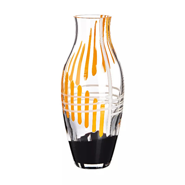 Vaso Carlo Moretti I Piccoli Giallo e Nero Ed. Limitata 21x14cm