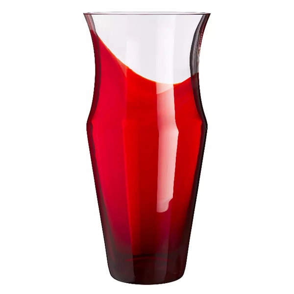 Vaso Carlo Moretti Monocromo Rosso 37.5x16.5cm 1852.RS