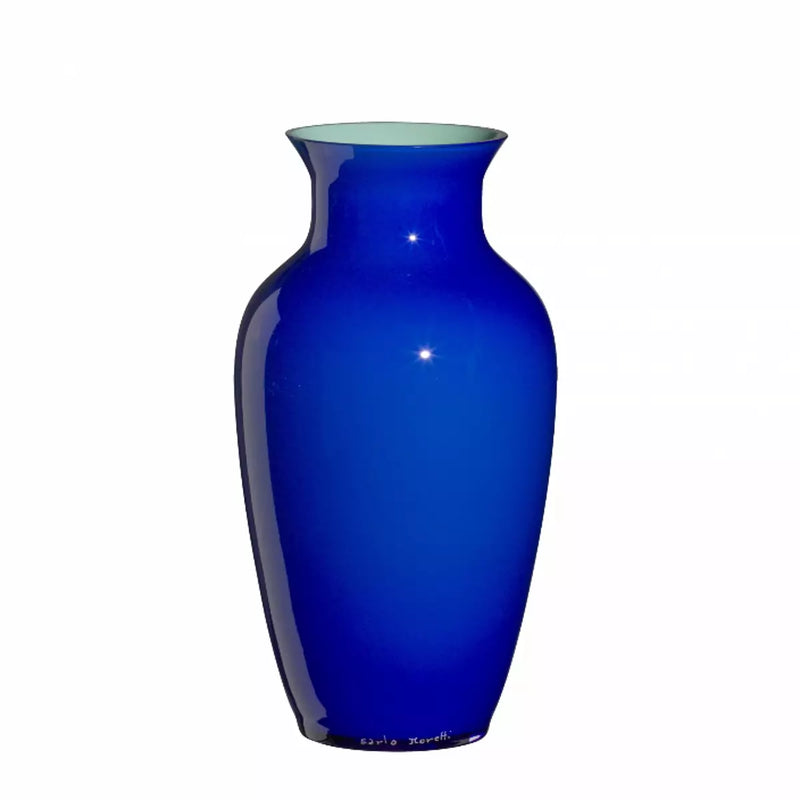 Vaso Carlo Moretti Pirus Blu 41x21cm 1975.350