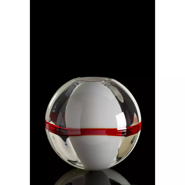 Vaso Carlo Moretti Sfera Rosso Ed. Limitata 22x25cm