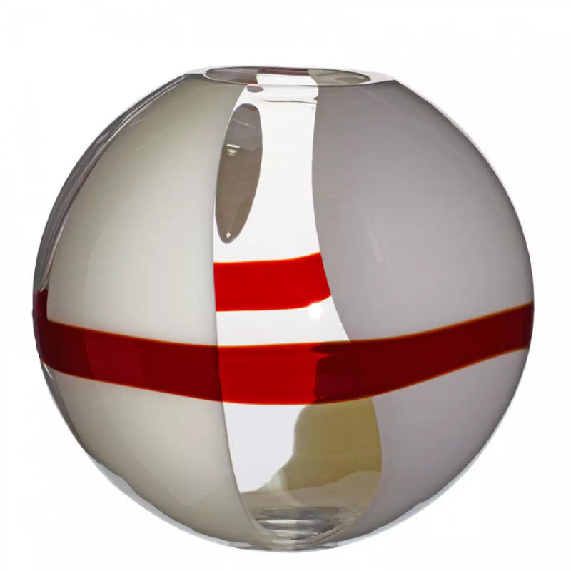 Vaso Carlo Moretti Sfera Rosso Ed. Limitata 28x30cm