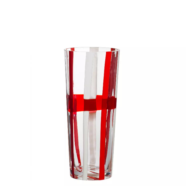 Vaso Carlo Moretti Troncocono Rosso 31.5x13.5cm 1741/R.KS