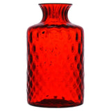 Vaso VENINI Monofiore Rosso in vetro soffiato di Murano 110.06 RV