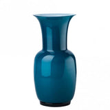 VENINI Vaso Opalino Medio Blu in Vetro Soffiato di Murano 706.22