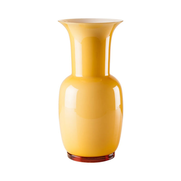 vaso venini opalino grande color ambra in vetro soffiato di Murano 706.24