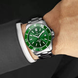 Orologio Venezianico Nereide 42 mm Verde 3321501C cinturino in acciaio lucido e satinato dettaglio 2